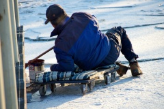 Fleißiger Hafenmeister